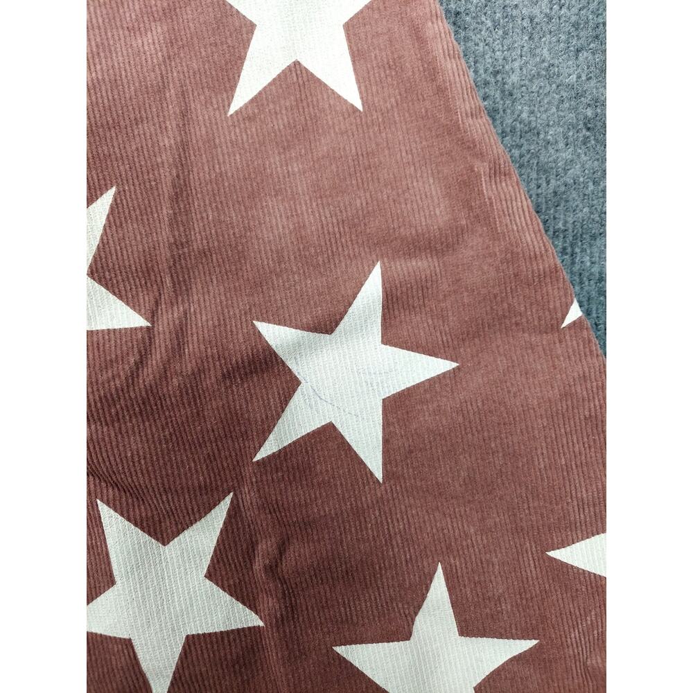 Altar'd State Star Print Corduroy Flare Pants Dusty Rose Mauve Bell Bottoms M - Picture 2 of 9